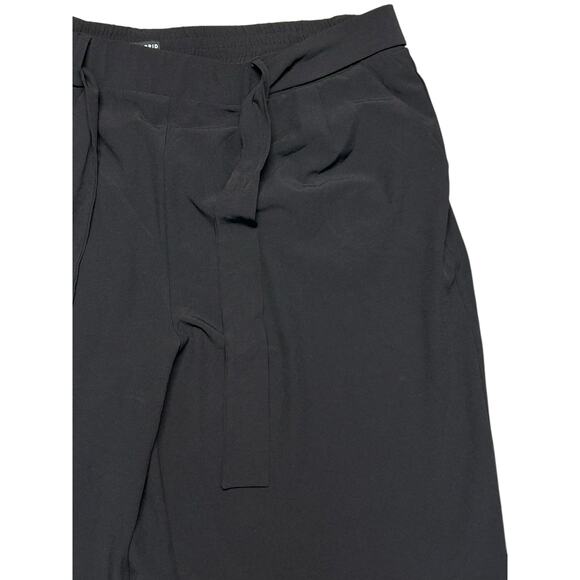 Torrid Relaxed Fit Women’s 4X Black Pants Business Casual Tie Front, 27” Inseam - Picture 5 of 6